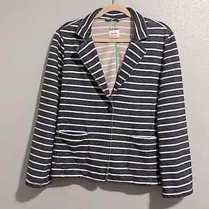 French Terry knit blazer